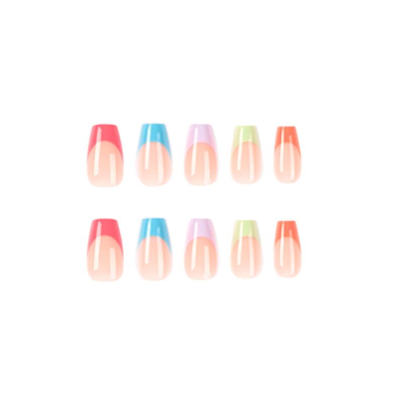 Nail Piece Nail French Five-color Nail Manicure Nail Patch Nail Piece