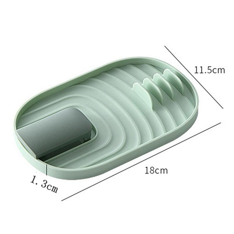 1 Stück Küche Spachtel Deckel Rack Haushalt Kochgeschirr Spachtel Matte Küche Lagerregal