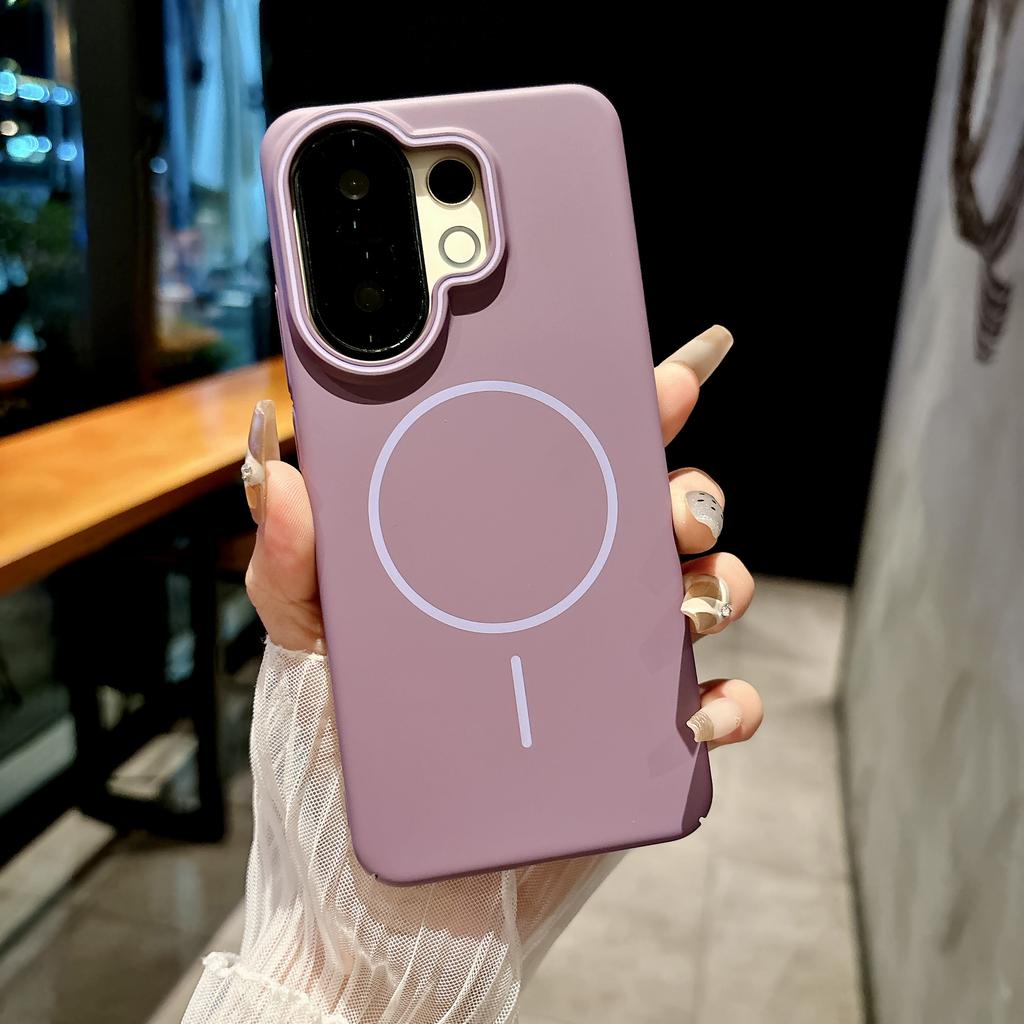 Luxe Mat Hard PC Magnetische Case Voor VIVO X200 X100 X90 S30 S20 S19 IQOO 13 12 Pro Mini Ultra Voor Magsafe . Ultra Dunne Cover