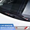2 Stück Auto Scheibenwischer Aufkleber Emblem Für Mitsubishi lancer asx outlander pajero sport l200 galant Auto Styling