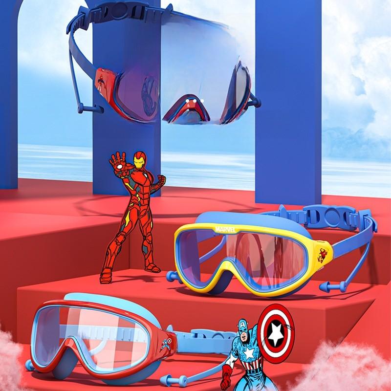 Elsa Minnie Mouse Spider Man Captain America Swimming Goggles With Antifog Pc Lenses For Water Safety And Comfort