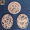 Chinese Ruyi Dragon & Phoenix Relief Plate with Auspicious Clouds and Four Divine Beasts