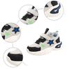 PU Leather Sport Shoes For Boys Girls Fashion Teenager Kids Sneakers Lace Up Buckles Anti-Slip Soft-Soled Running Shoes Children