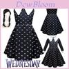 Wednesday Addams Dress Wig Cosplay Costume For Kid Girl Halloween Xmas Party