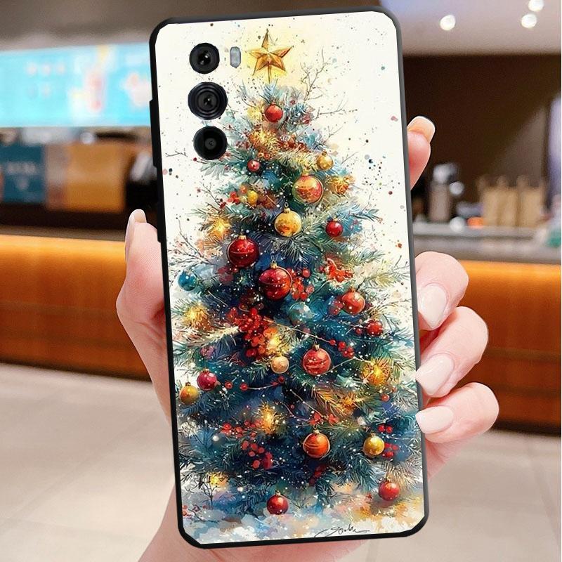 Phone Case For Motorola Edge 50 40 Pro 60 50 40 30 Ultra Neo Fusion Moto G Play G Stylus G Power G Christmas Tree