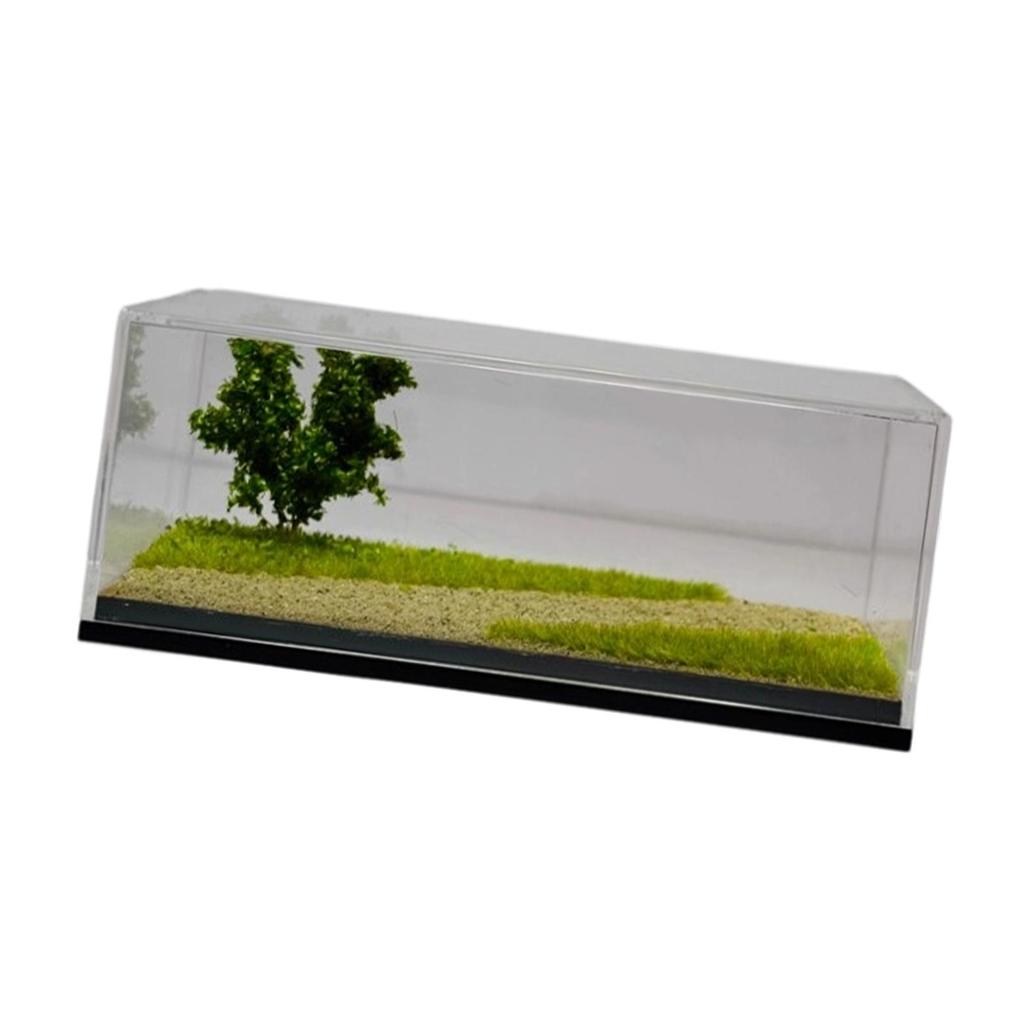 1/64 Diecast Model Car Display Case Dustproof Showcase Protection Collection Realistic Decoration