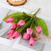 Tulip Simulation Flower Ome Living Room Offee Table Decoration Floral Arrangement Flower Tulip Bundle Garden Greening Project