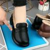 Women's Genuine Leather Fleece-Lined Loafers - 2025 Autumn/Winter Fashion