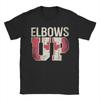 Funny Elbows Up Canada Tshirts Men's O-neck Short Sleeve Tops Shirts  Cotton Summer Tops Shirts