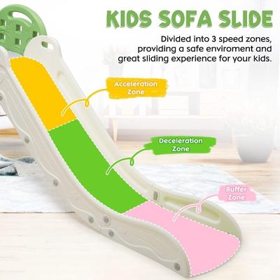 Indoor Kindersofa Rutsche Verstellbare Kletterrutsche für Bett Sofa Treppe für Kinder Kleinkind Spielzeug Rutsche Kletterer Spielset Spielzeug Spielplatz