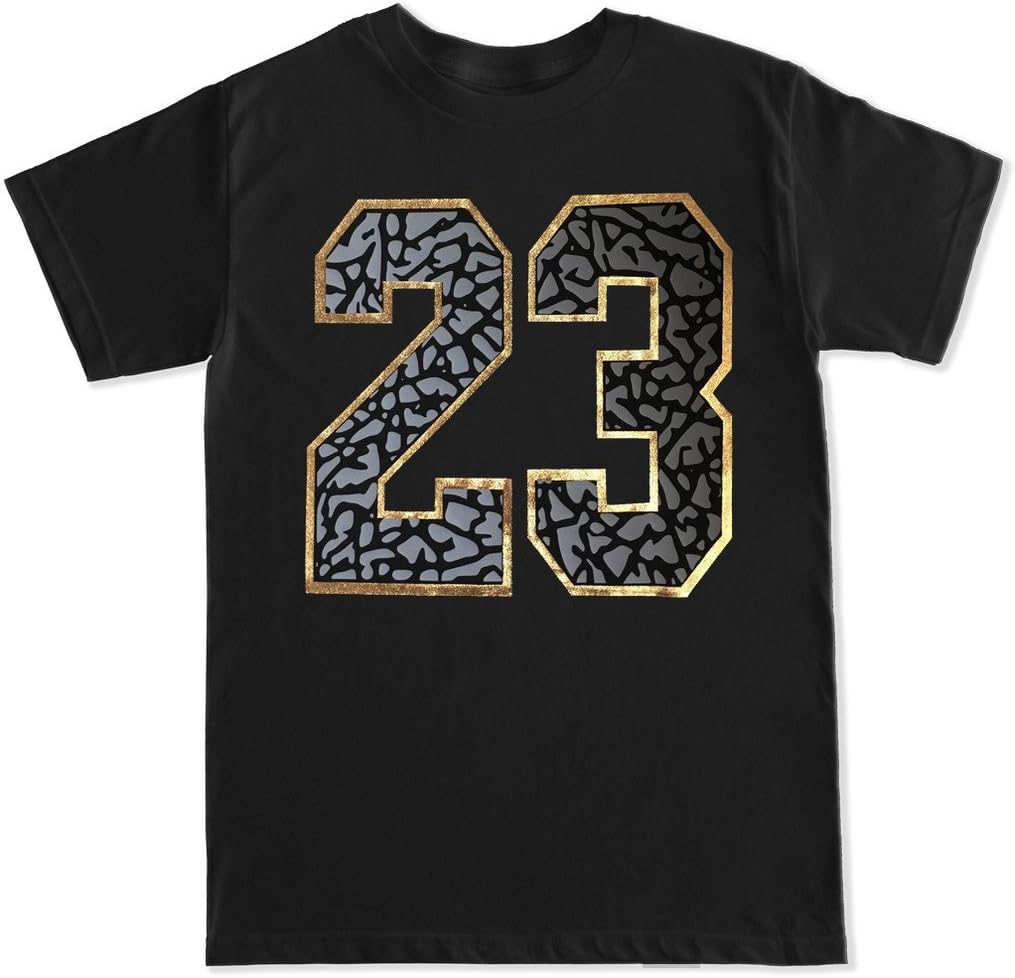 FTD Apparel Men s 23 Cement Print Gold T Shirt S разноцветный