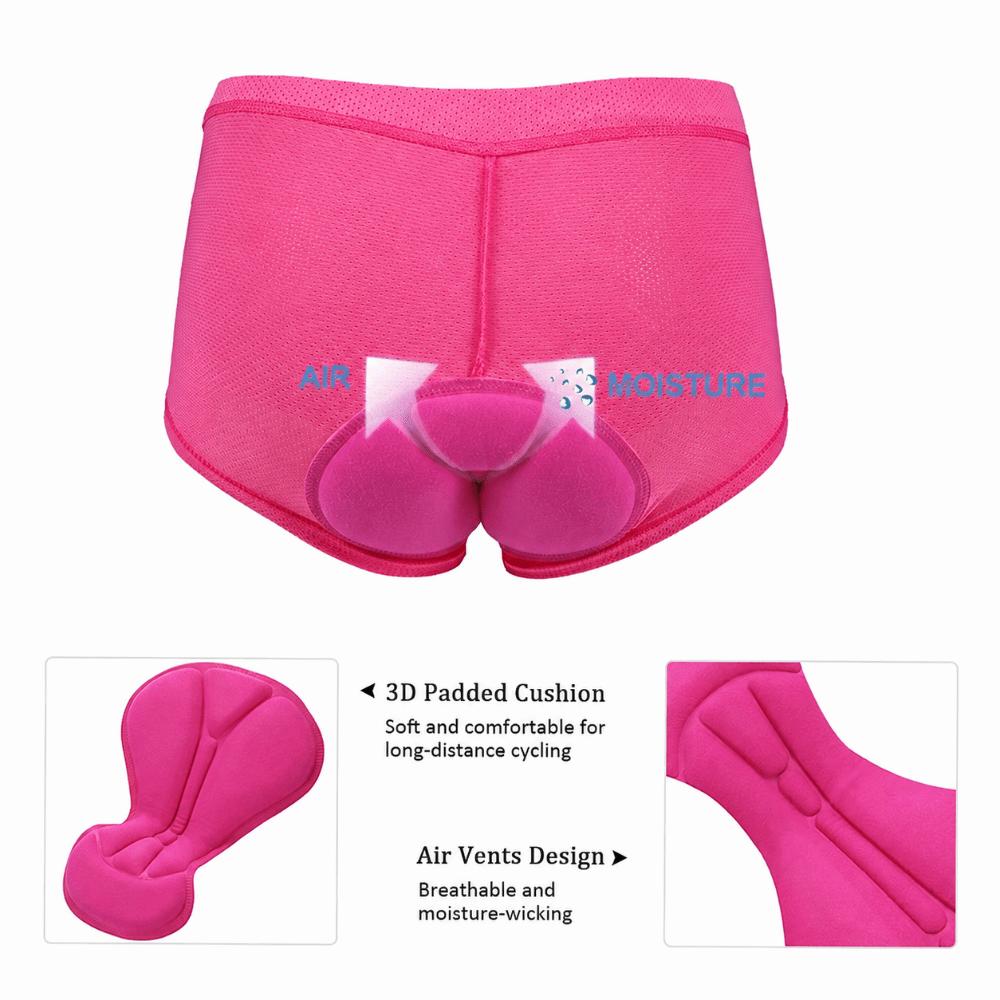 3D Pad Cycling Underwear Shorts Breathable Bike Underwear Pants Bike Shorts  for Women Riders