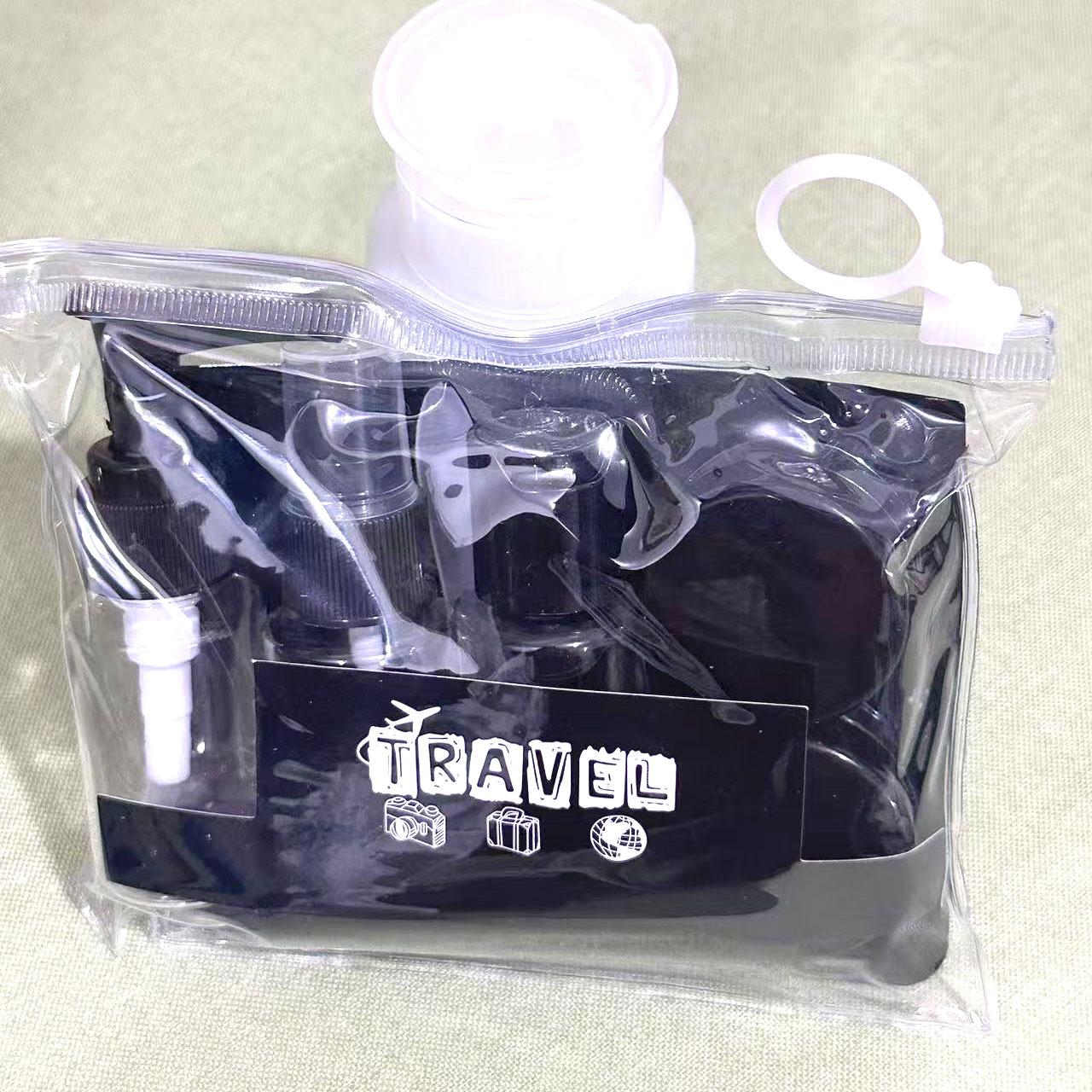 

Набор дорожных бутылочек 6 шт. Герметичные контейнеры многоразового использования с дозатором для косметики, лосьона, крема, жидкости, туалетных принадлежностей для хранения