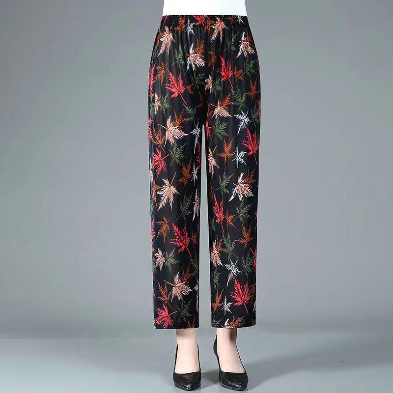 

Женские летние брюки из ледяного шелка, защищающие от комаров, свободного кроя 90-160 Pounds Universal