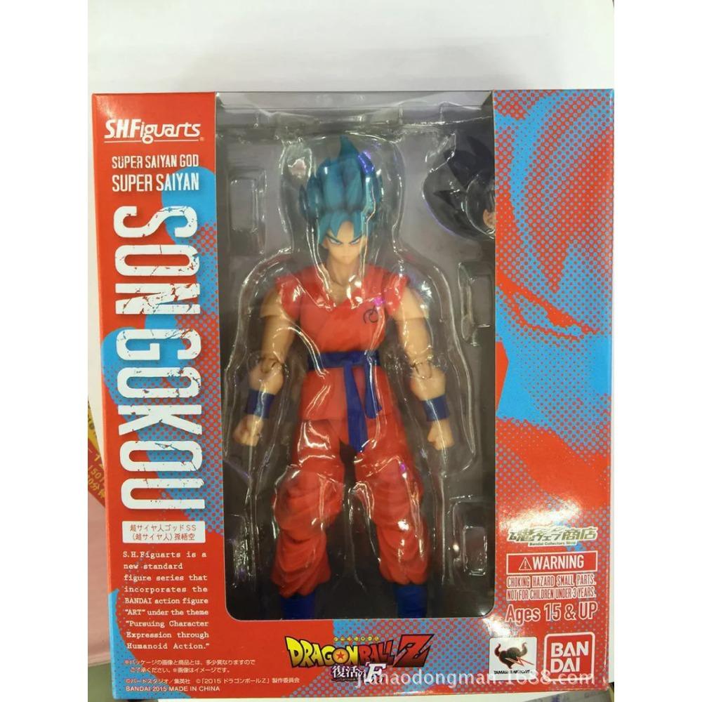 Figurine d'action 16cm Dragon Ball Super Saiyan 3 Goku SHF Anime Mobile PVC Poupée de Collection Figurine Kakarotto Son Goku Modèle Jouets