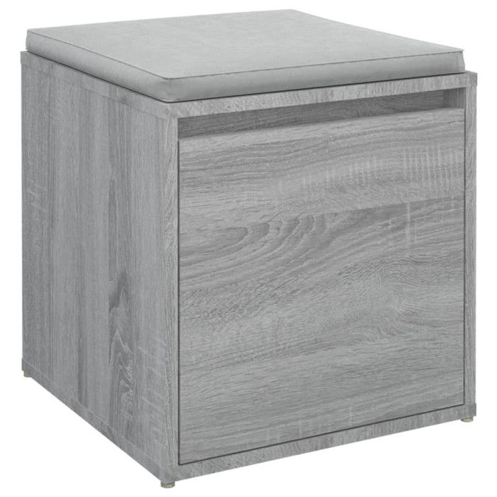VidaXL Tiroir boîte Sonoma gris 40,5x40x40 cm Bois d'ingénierie 820518