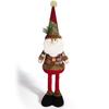 Christmas Telescopic Plush Toys: Santa Claus, Snowman & Reindeer Decorations