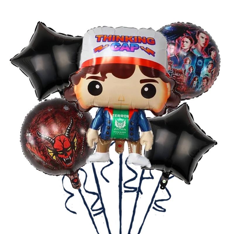 Cartoon Strange Story Foil Balloons Carnivorous Flower Festival Decoration Latex Birthday Party Balloon Christmas Supplies