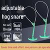 Veterinary Stainless Steel Pig Restraint Device with Switch and Muzzle Rope