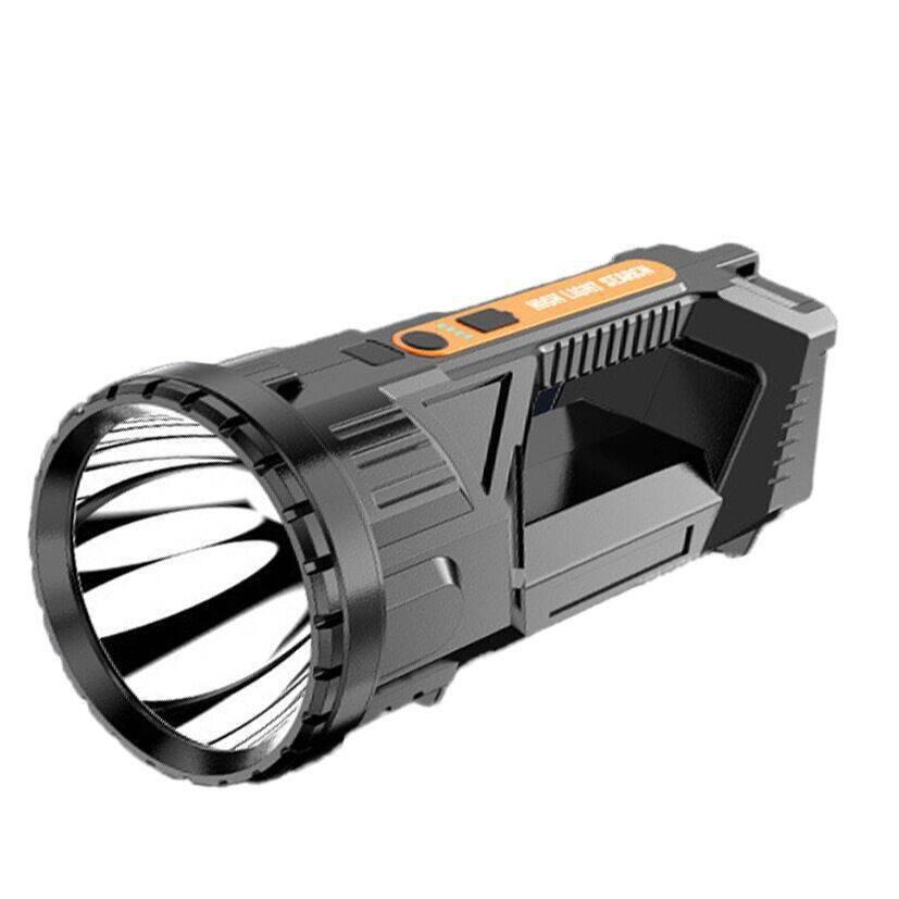 Long Distance Bright LED Flashlight, Portable Rechargeable Spotlight, Suitable for Camping, Hiking, Emergency Situations, Search and Rescue