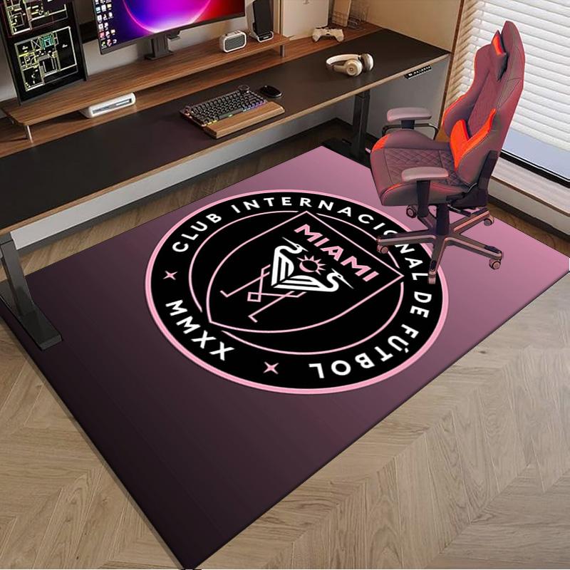 Inter Fc Emblem Printed Area Rug for Office, Chair Rug, Decorative Carpet Floor Mat, Large Size Fan gifts Christmas gifts