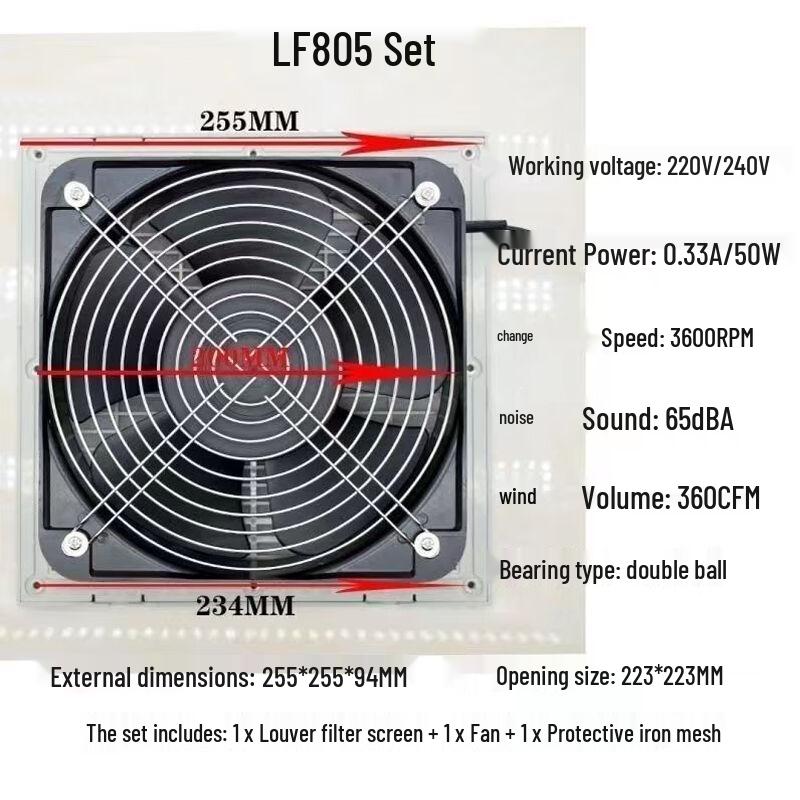 Industrial Cabinet Cooling Fan