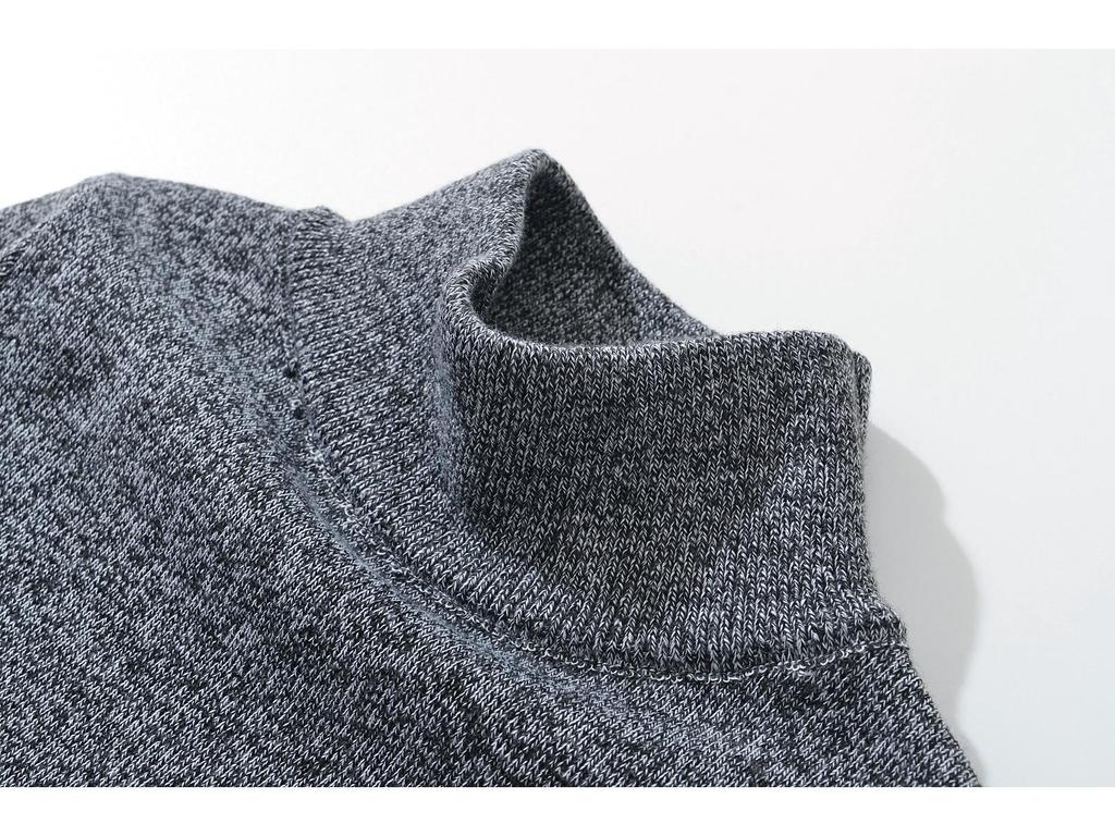 Spicy Chic Semi-High Neck Short Sleeve Knitted Dress - Spring 2025 Retro Waist-Hugging Bodycon Mini