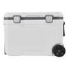 Portable Cooler 45 QT Wheeled Cooler 64 Can Capacity with Cup Holder