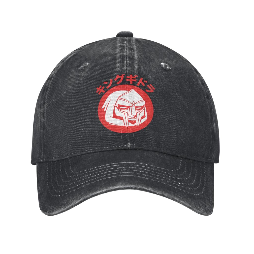 King Gheedorah Mf Doom Men Women Baseball Cap Hip Hop Distressed Washed Hats Cap Fashion Outdoor Summer Travel Gift Headwear