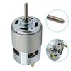 Grass Cutter Motor Replacement Part RS755, Cylindrical Motor Form with Threaded End, Metal Housing, 98 x 44.5 mm, for Brush Cutter Maintenance