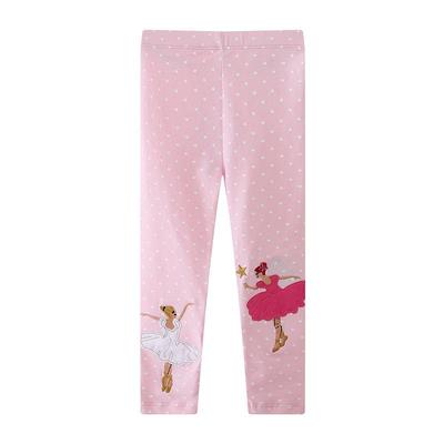 2026 Spring/Autumn Girls' Pure Cotton Leggings - Children's Outerwear Pants