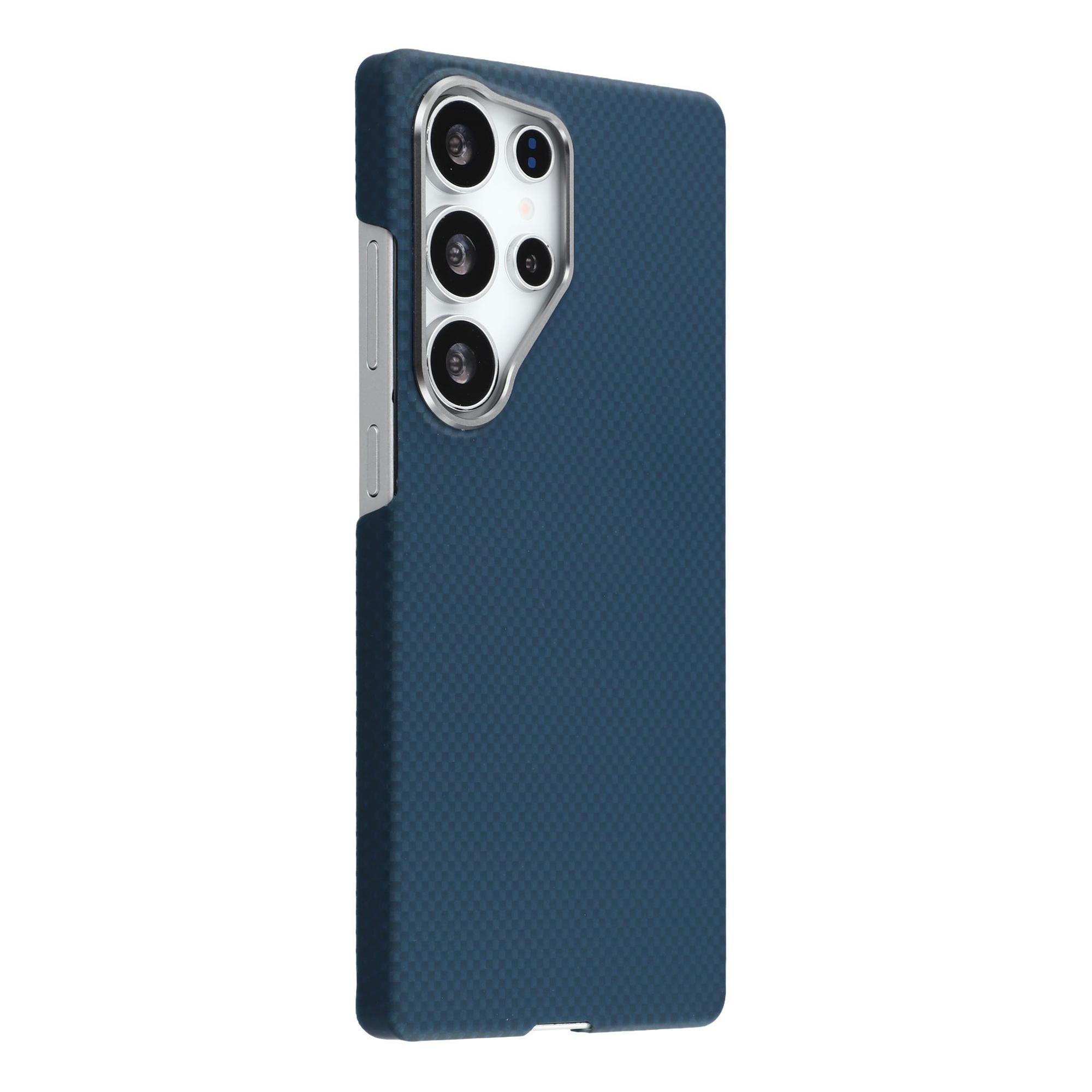 

X-LEVEL For Samsung Galaxy S25 Ultra Magnetic Case Carbon Nanofiber+Metal Lens Frame Phone Cover