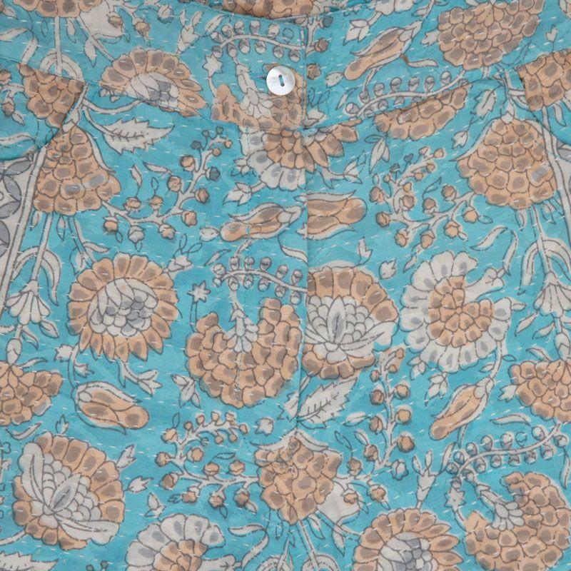 Short flavie coton à fleurs Femme ANTIK BATIK