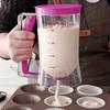 Non-Electric Precision Pancake & Cake Batter Dispenser - Handheld Baking Tool with Measurement Marker for No-Mess Pouring and Portion Control