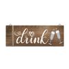 3Pcs Wall Decor Wooden Hanging Wall Sign Wooden Wall Art for Home Kitchen Dining Room Restaurant