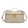 Xiaoxiangfeng box bag fashionable hand carry women's bag handwoven bag casual shoulder messenger bag