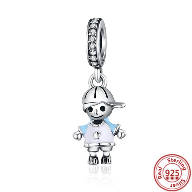 100% 925 Silver Cross Moon Iron Tower Sailboat Rainbow Dangle Charms Fit Original  Bracelet Bangle DIY Beads Jewelry Gift