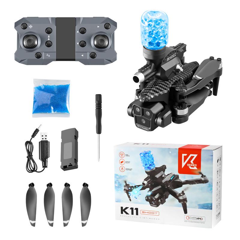 K11Max Drone: Brushless Motor Quadcopter with Triple Cameras, Water Bomb Launch, Remote Control