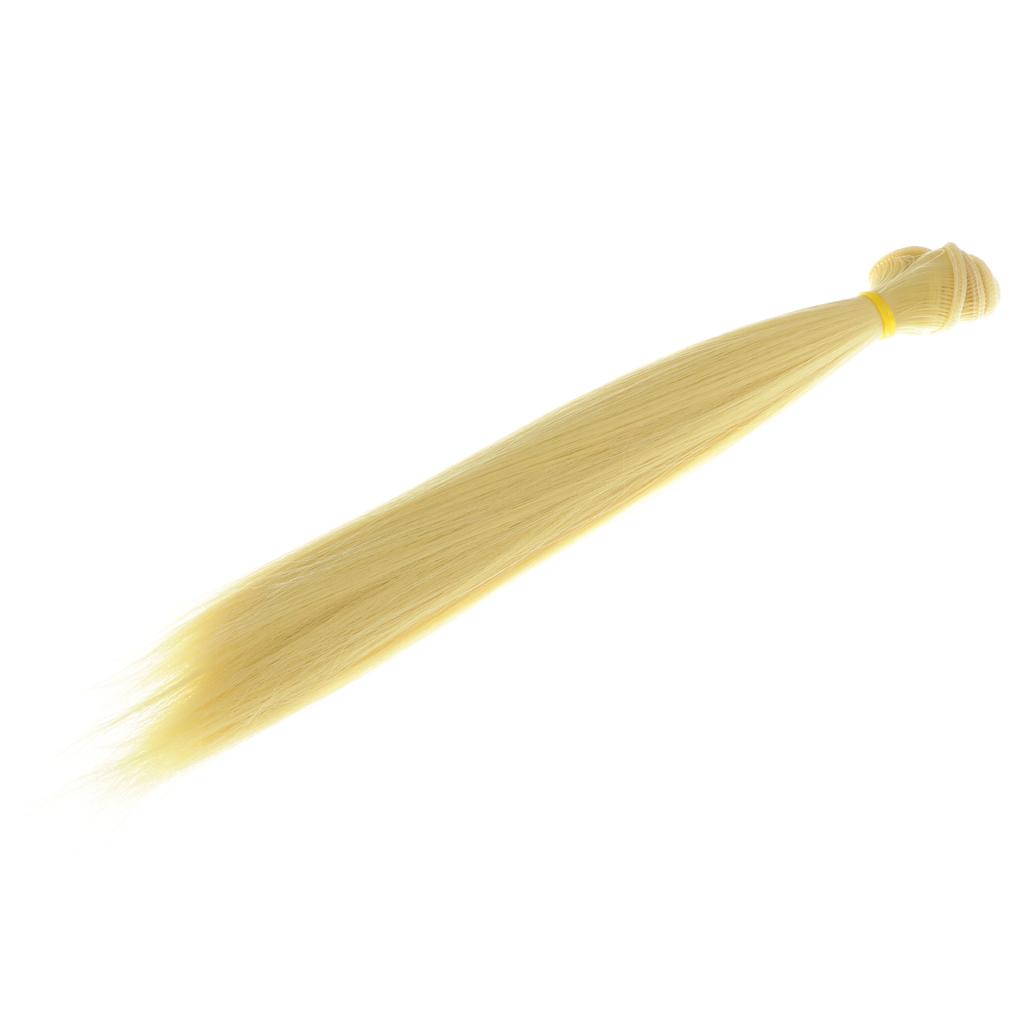 Doll Hair Bulk Wigs Synthetic Craft Hair Hairpiece for Dolls Making Supplies