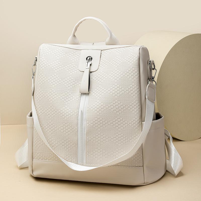 Fashionable Ladies' Casual Travel Backpack Lightweight and Large-capacity Student Schoolbag