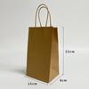 Custom Printed Kraft Paper Bags for Clothing & Milk Tea Takeaway - Multiple Sizes Available