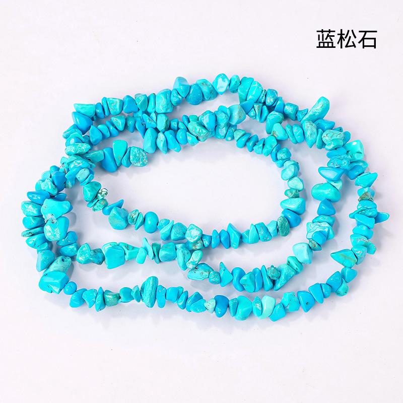 Naturweißes Pulver, gelber Amethyst-Bruchstein, Halbfertigprodukt, DIY, Farbige Kristallsteine, lose Perlen, Schmuckzubehör