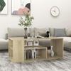 VidaXL Coffee Table Sonoma Oak 100x50x40 Cm Chipboard.