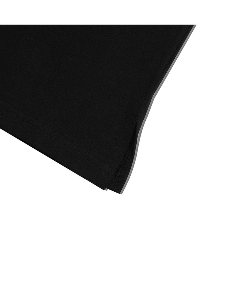 Flexible German Lettering Tee Black