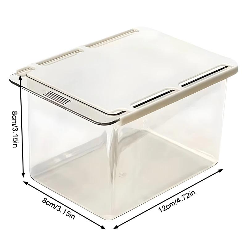 Transparent Bathroom Cotton Stick Makeup Cotton Bathroom Pull-Out Storage Drawer Style Storage Box Under The Mirror Cabinet