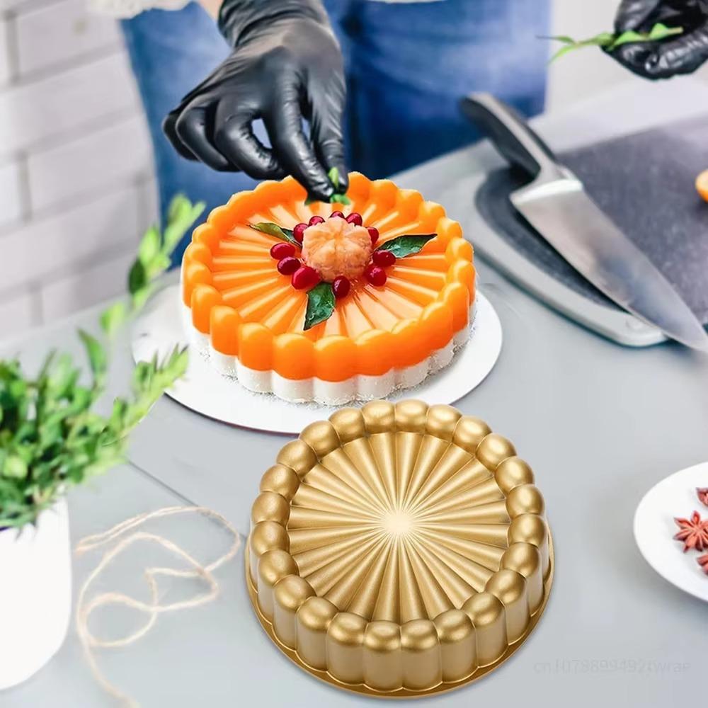 

Double-sided Cheese Cake Mold Thickened Baking Pan Rose Shaped Cake Mold Family Style E