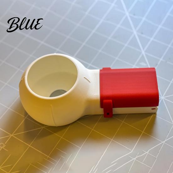 Dust-proof Drill Debris Storage 3D Printed Wall‑Mount Dust Collector Hole Catcher with Flip‑Top Lid Funnel Large Capacity Container for