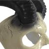 Plastic Halloween Mask Half Face Demon Mask Creative Sheep Horn Mask  Dress Up Party