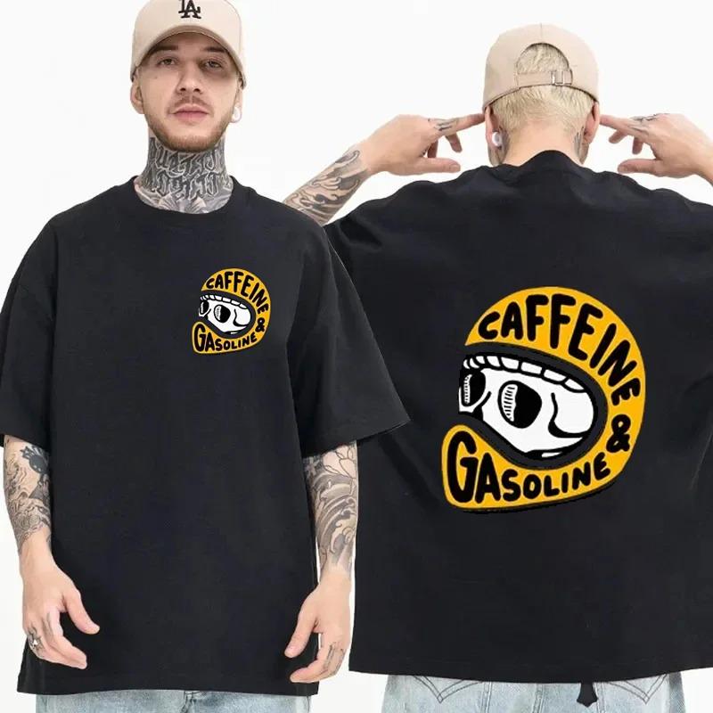2026 Men Cotton Fashion Short Sleeve Mens Tshirt Gothic Harajuku Biker Skull Graphic Tee Tops Dark Punk Skulls Retro TShirt