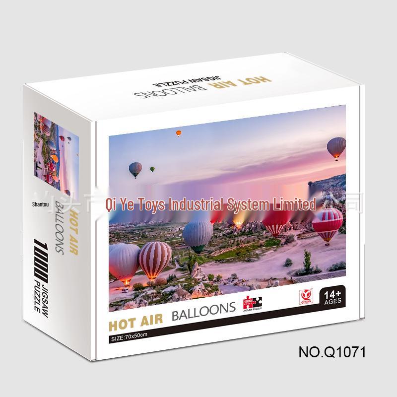 Qiwan 1000-Piece Animal & Landscape Jigsaw Puzzles for Adults & Kids
